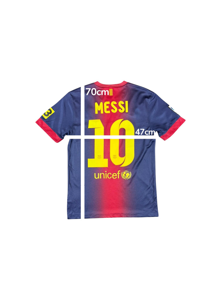 2012-13 Barcelona Nike Home Shirt #10 MESSI - 8/10 - (S)