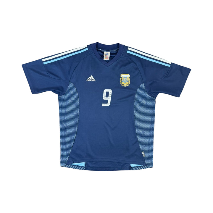 2002-04 Argentina Adidas Away Shirt BATISTUTA #9 - 9/10 - (L)