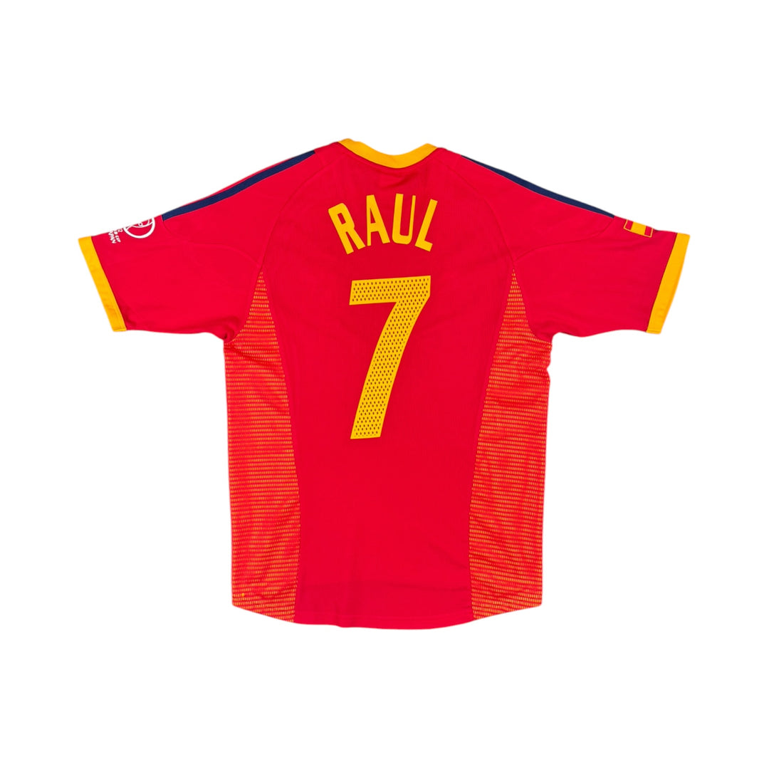 2002-04 Spain Adidas Home Shirt RAUL #7 - 9/10 - (S)