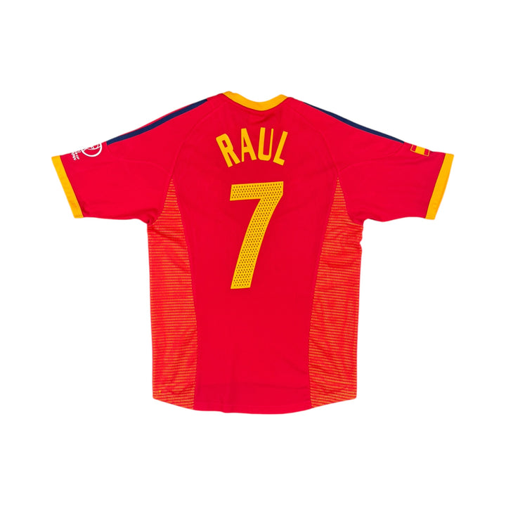 2002-04 Spain Adidas Home Shirt RAUL #7 - 9/10 - (S)