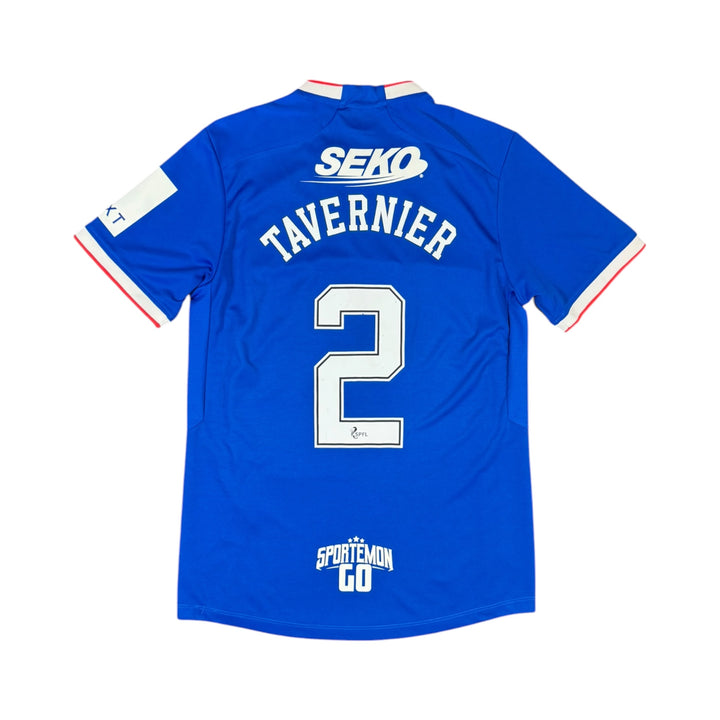 2023-24 Rangers Home Shirt TAVERNIER #2 - 7/10 - (M)
