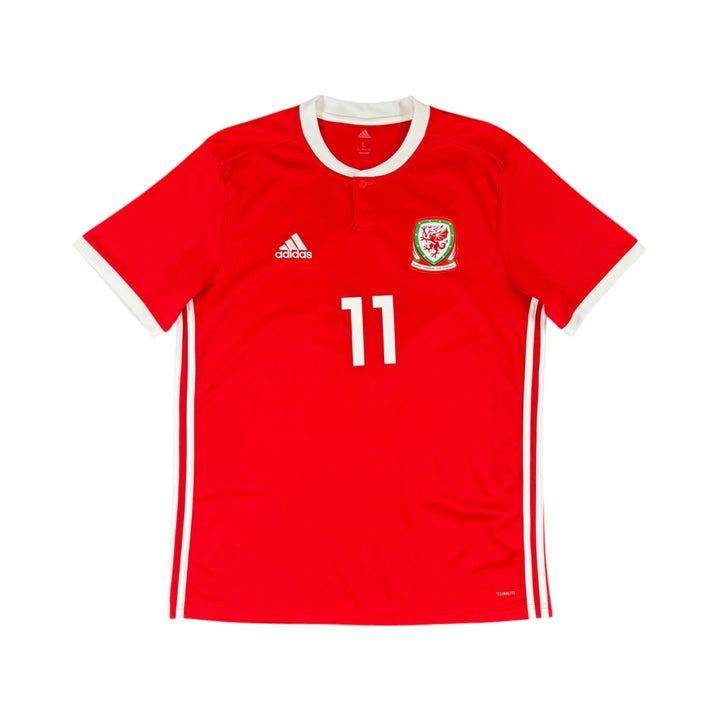 2018-19 Wales Adidas Home Shirt BALE #11 - 10/10 - (L)