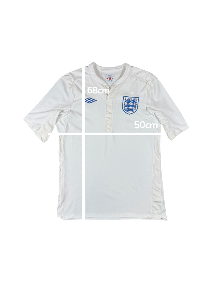 2009/10 England Umbro Home Shirt - 9/10 - (M)