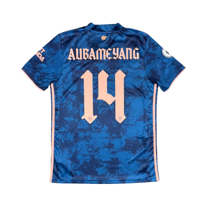 2020-21 Arsenal Adidas Third Shirt #14 AUBAMEYANG - 9/10 - (M)