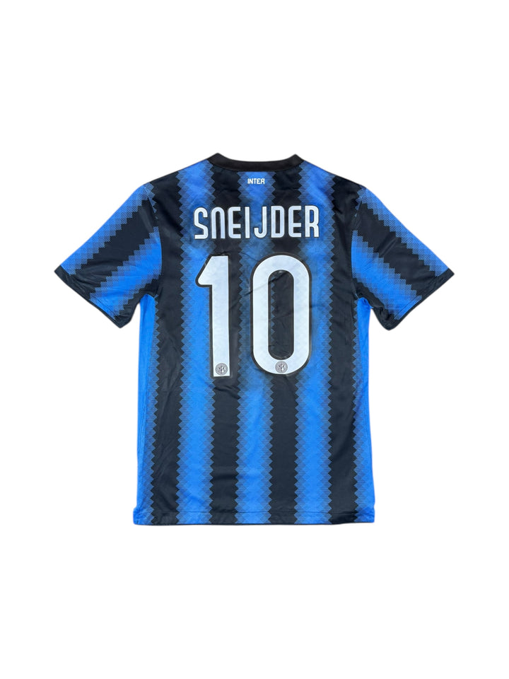 2010/11 Inter Milan Nike Home Football Shirt #10 SNEIJDER - 7/10 - (S)
