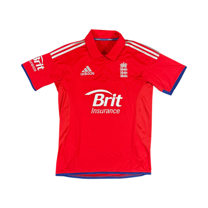 2013-14 England Adidas ODI Cricket Shirt - 9/10 - (M)