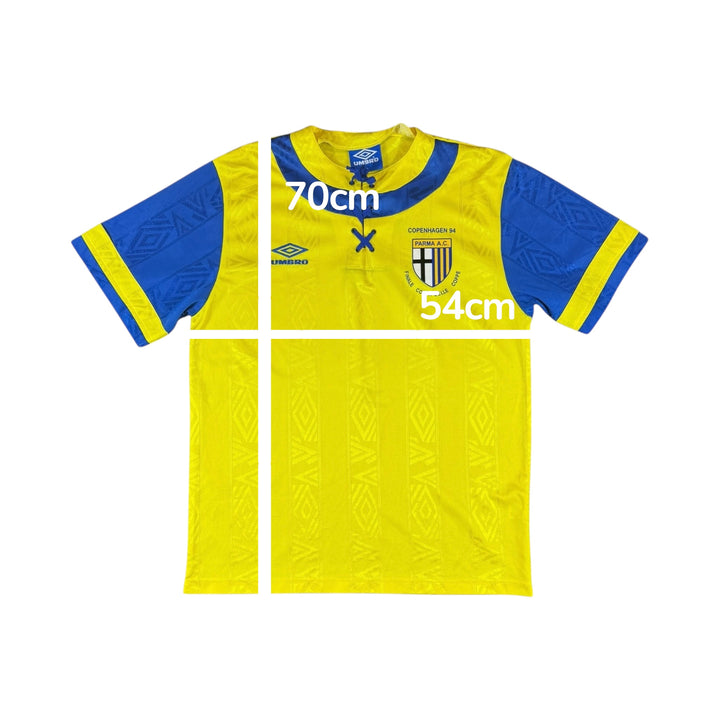 1993-95 Parma Calcio Umbro Away Shirt "Copenhagen 94" - 10/10 - (M)