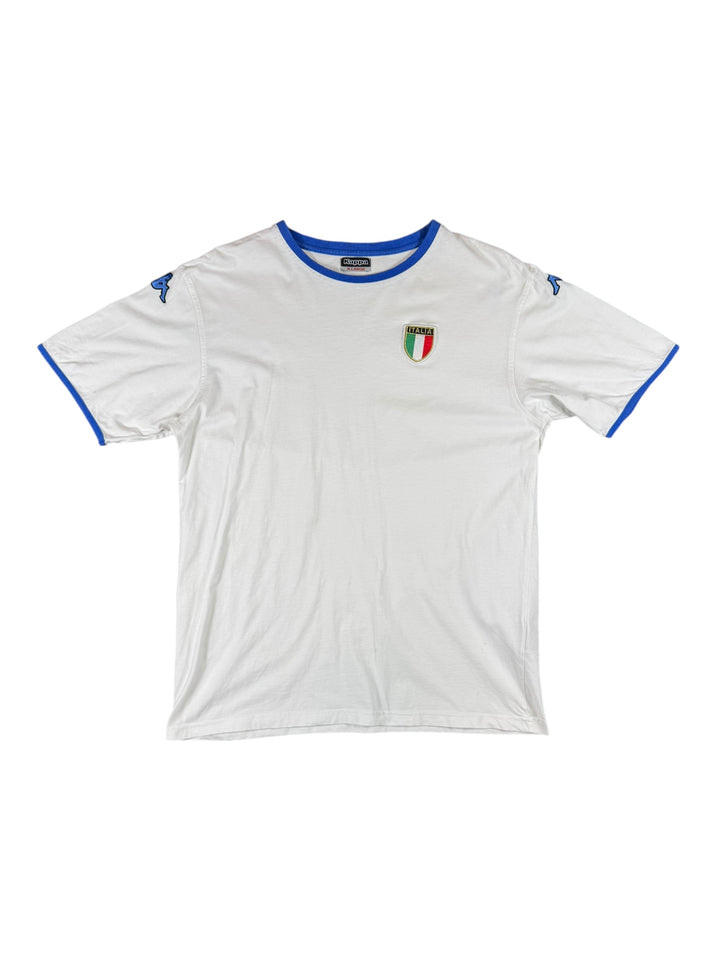 2002 Italy Kappa Football Tee - 7/10 - (XL)