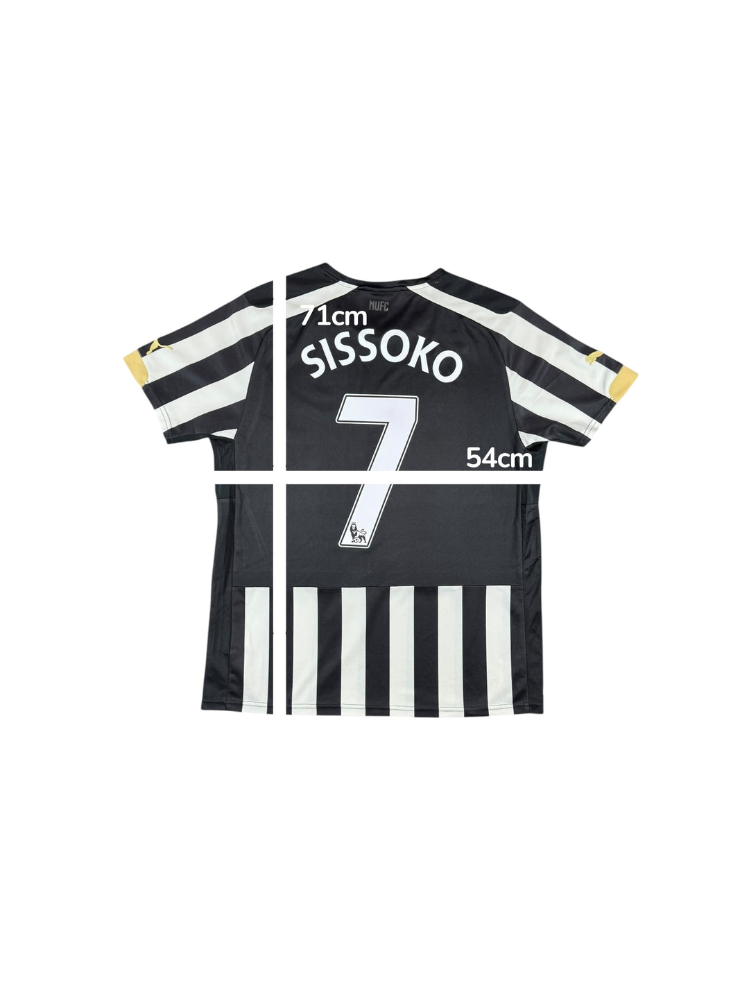 2014-15 Newcastle Puma Home Shirt #7 SISSOKO - 8/10 - (M)