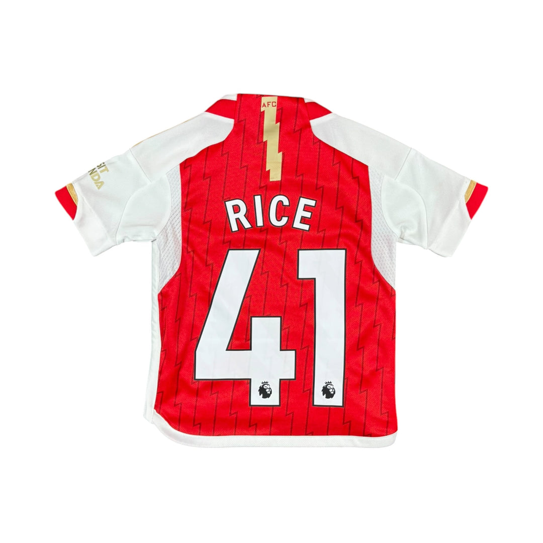 2023-24 Arsenal Home Shirt RICE #41 - 9/10 - (2-3 Years)