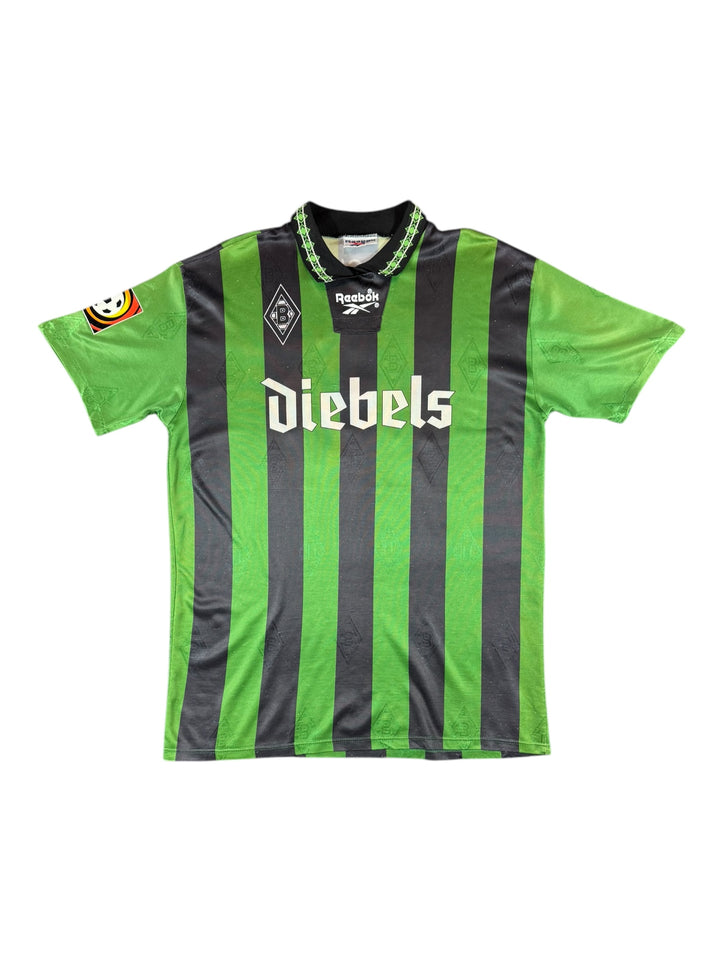 1995/96 Monchengladbach Reebok Football Shirt #10 Effenberg - 7/10 - (L)