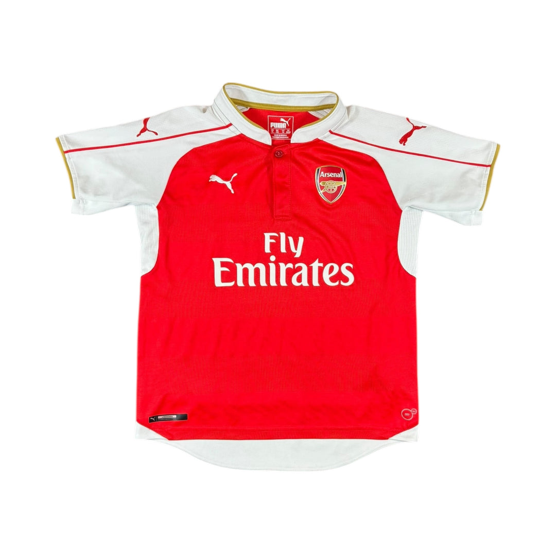 2015-16 Arsenal Puma Home Shirt #17 ALEXIS - 7/10 - (11-12 Years)
