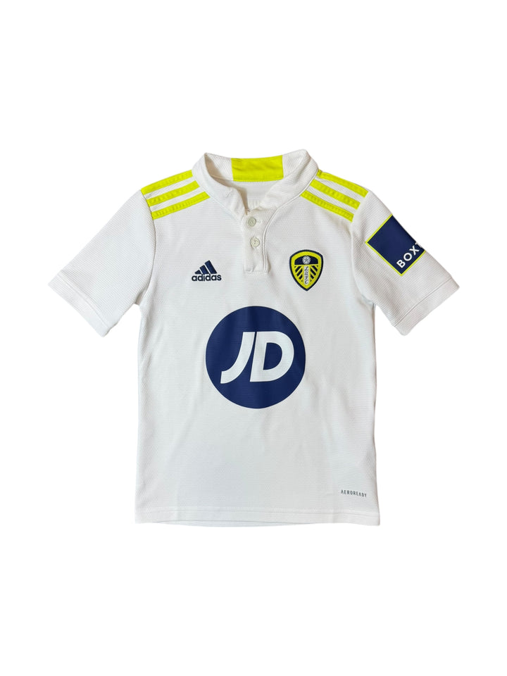 2021/22 Leeds United Home Shirt - 9/10 - (7-8 Years)