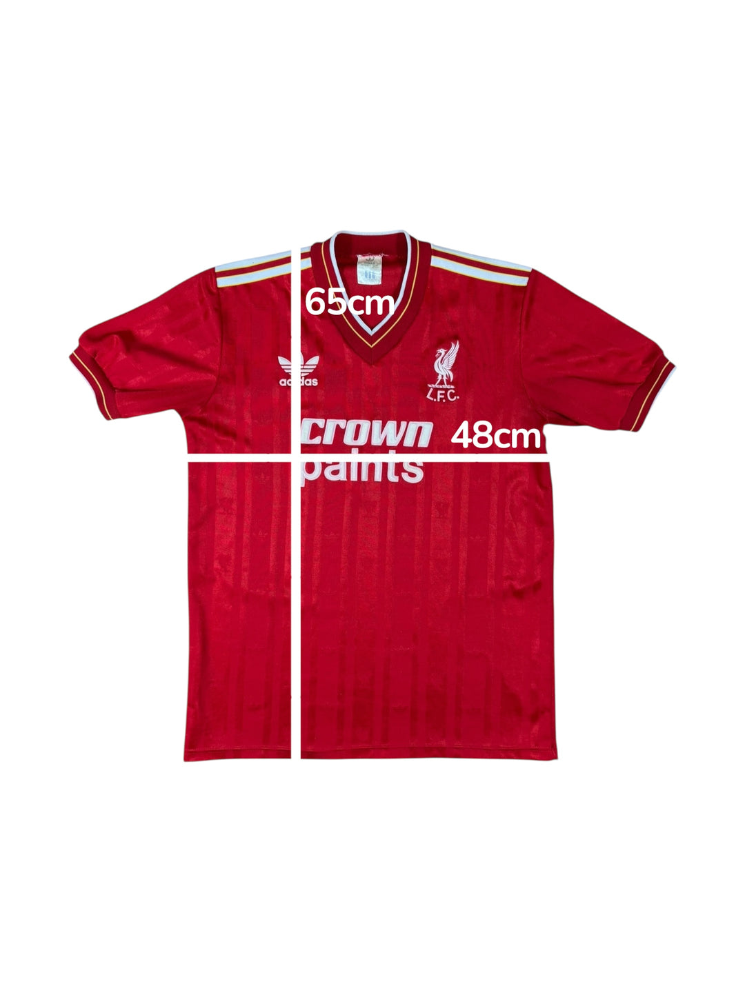 1986/87 Liverpool Adidas Home Football Shirt - 9/10 - (M)