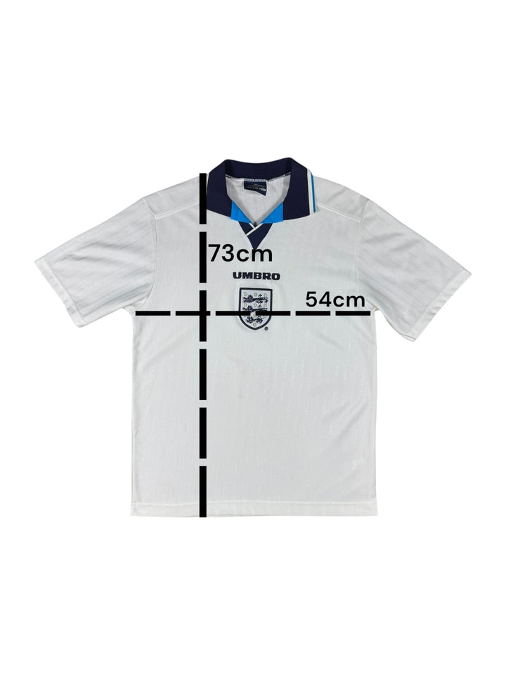 1995/97 England Umbro Home Football Shirt - 8/10 - (XL)