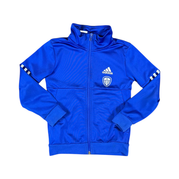 2021-22 Leeds United Adidas Training Jacket - 8/10 - (7-8 Years)