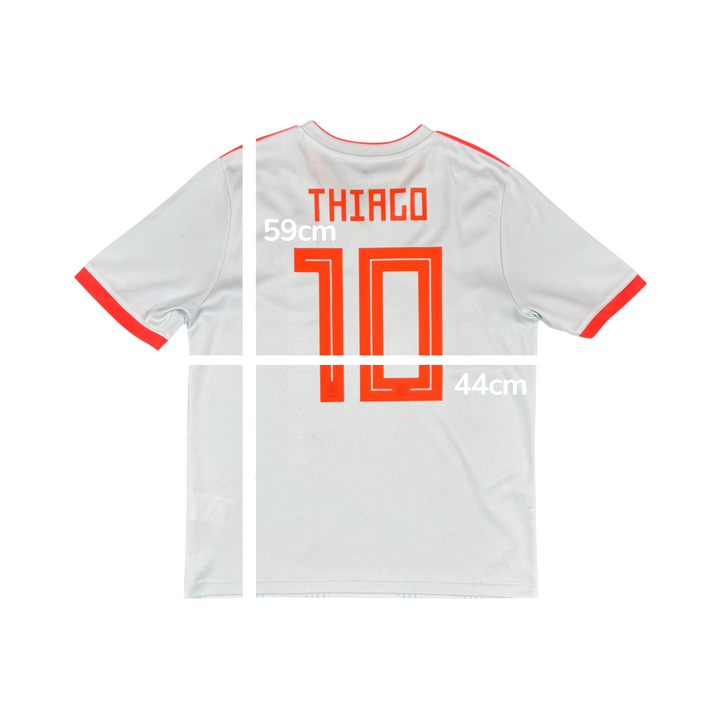 2018-19 Spain Adidas Away Shirt #10 THIAGO - 8/10 - (13-14 Years)