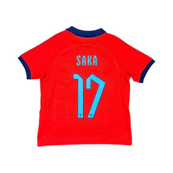 2022-23 England Nike Away Shirt SAKA #17 - 8/10 - (7-8 Years)
