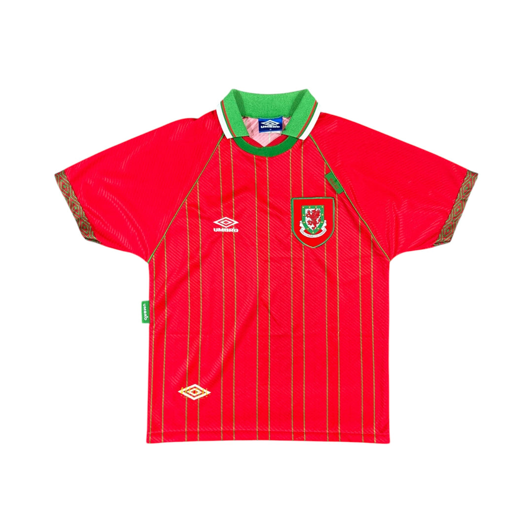 1994-96 Wales Umbro Home Shirt - 10/10 - (M)