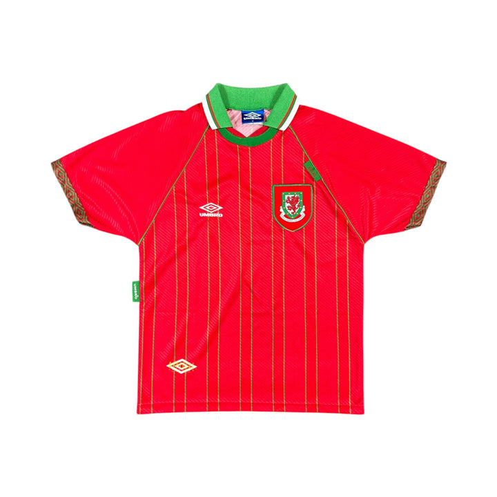 1994-96 Wales Umbro Home Shirt - 10/10 - (M)