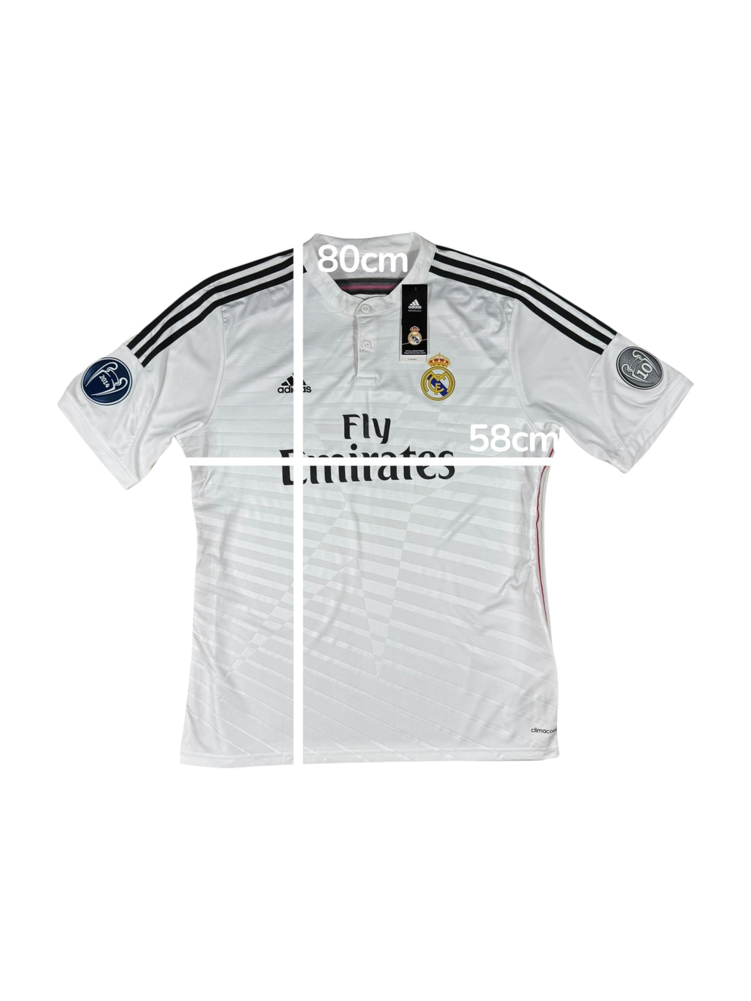 2014/15 Real Madrid Adidas Home Champions League Football Shirt Brand New (XL)