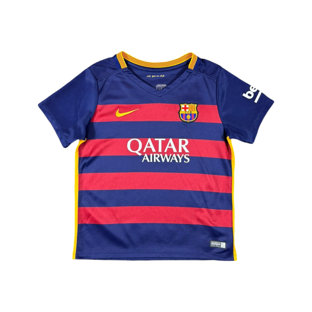 2015-16 Barcelona Nike Home Shirt #11 NEYMAR JR - 8/10 - (5-6 Years)