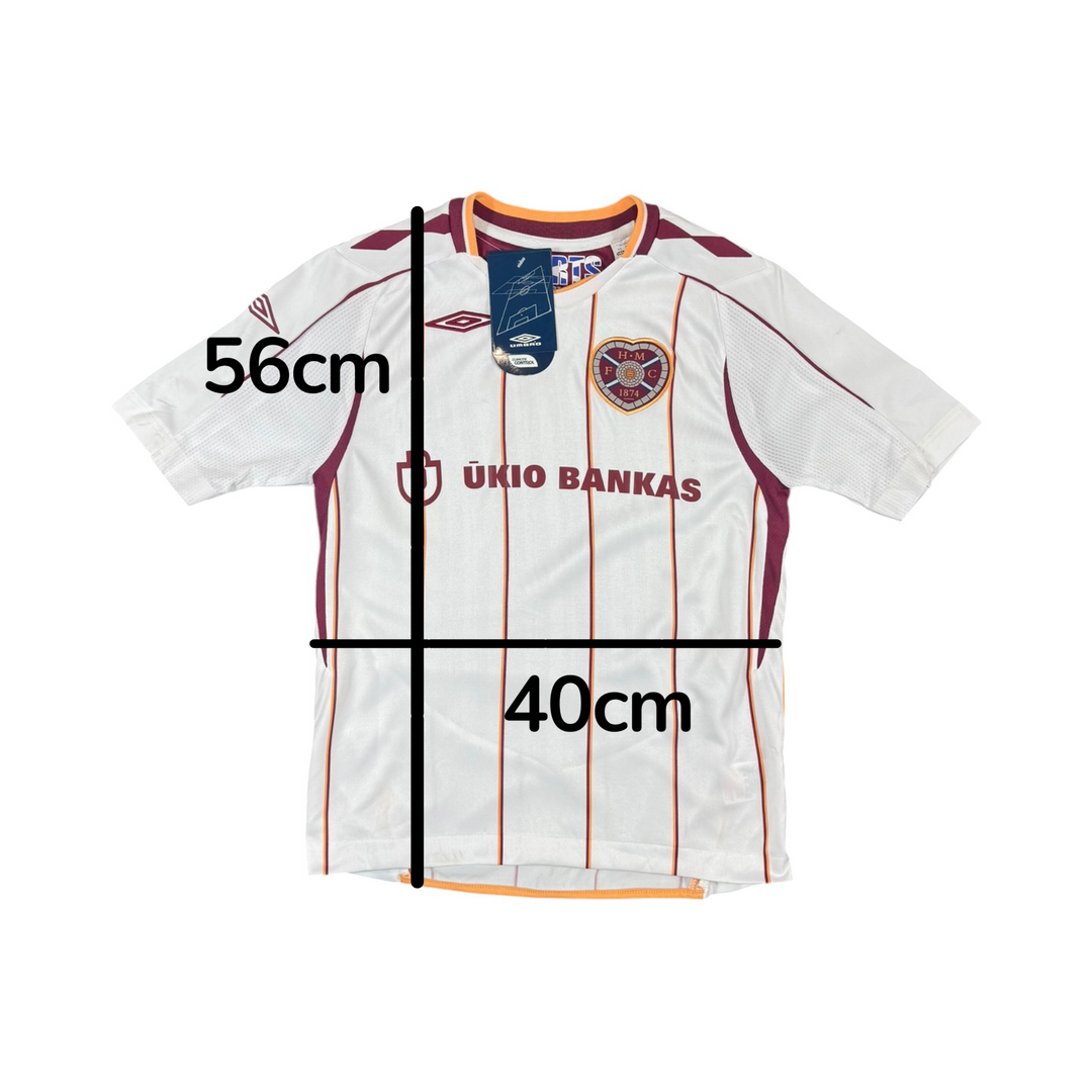 2007-08 Hearts Away Shirt Brand New (9-10 Years)