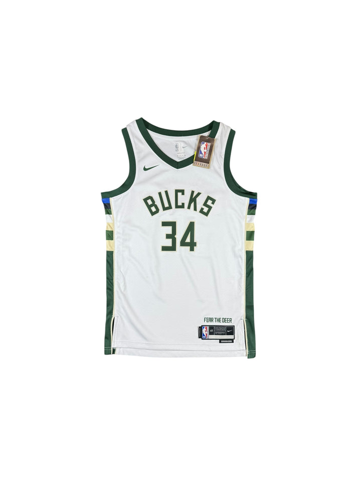 2017-24 Milwaukee Bucks Nike Swingman Home Jersey #34 ANTETOKOUNMPO Brand New (S)