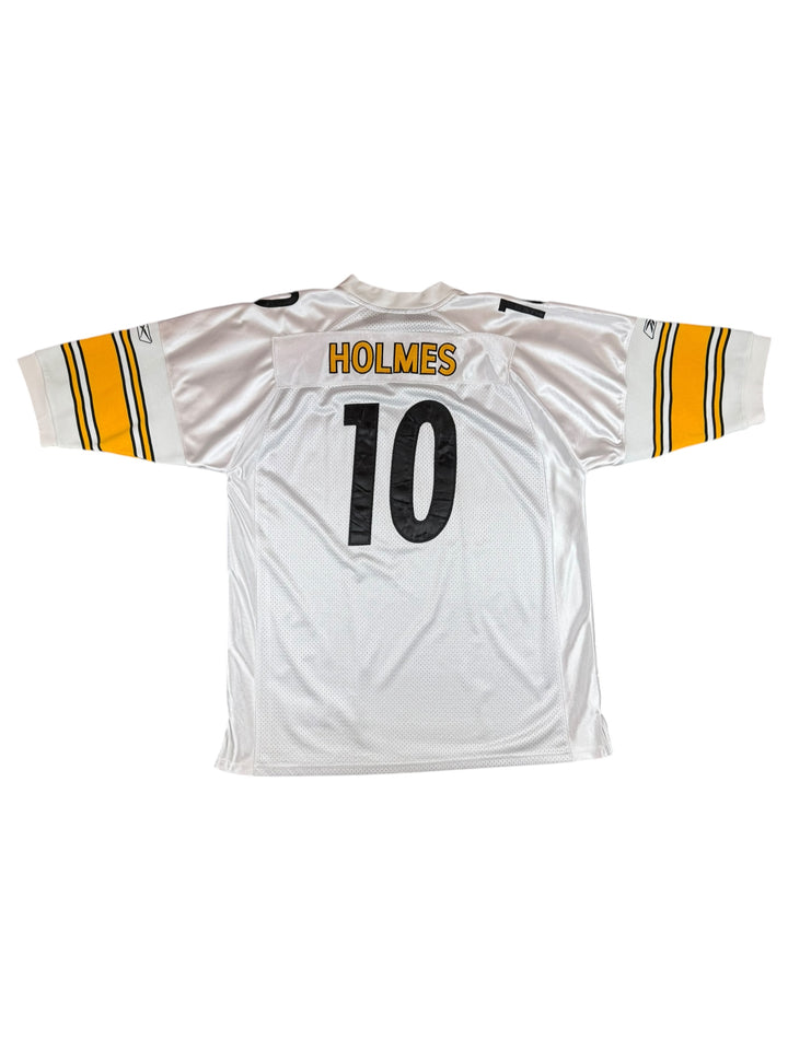 2007 Pittsburgh Steelers Reebok #10 Holmes Super Bowl Jersey - 9/10 - (2XL)