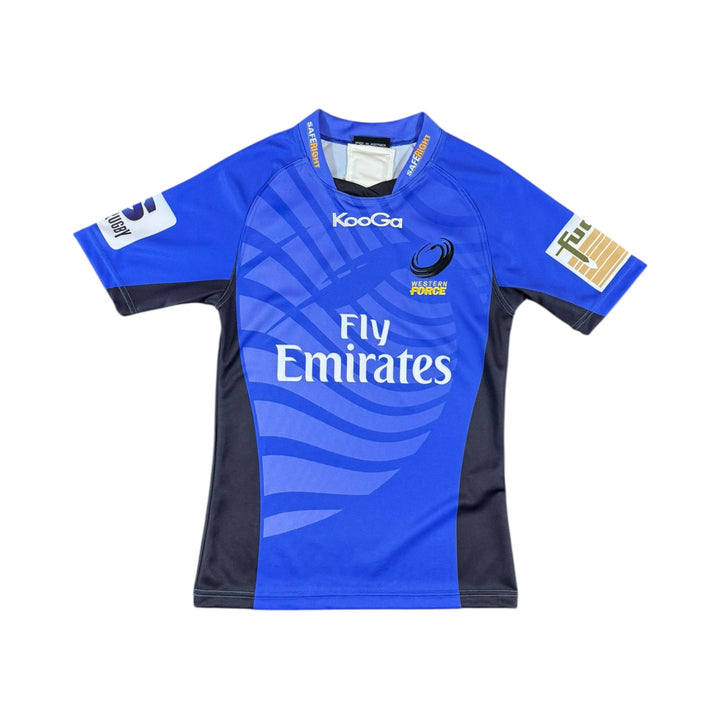 2012 Western Force Rugby Player Issue Home Shirt - 9/10 - (M)
