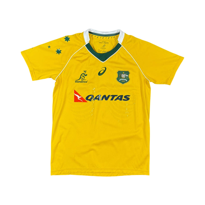 2016-17 Australia Asics Rugby Home Shirt - 9/10 - (12-13 Years)