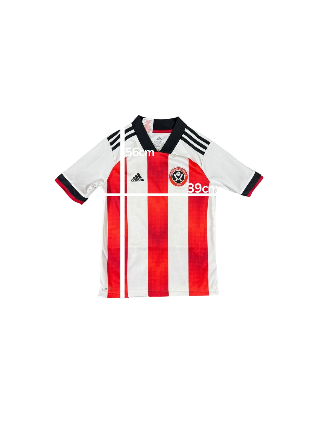 2020/21 Sheffield United Adidas Home Shirt - 8/10 - (11-12 Years)