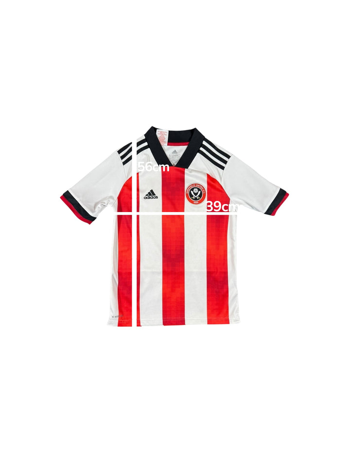 2020/21 Sheffield United Adidas Home Shirt - 8/10 - (11-12 Years)