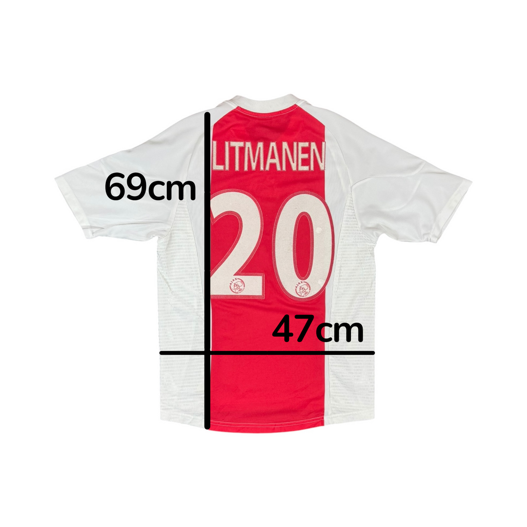 2002-03 Ajax Home Shirt LITMANEN #20 - 8/10 - (S)