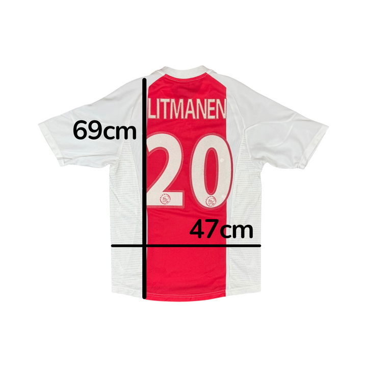 2002-03 Ajax Home Shirt LITMANEN #20 - 8/10 - (S)