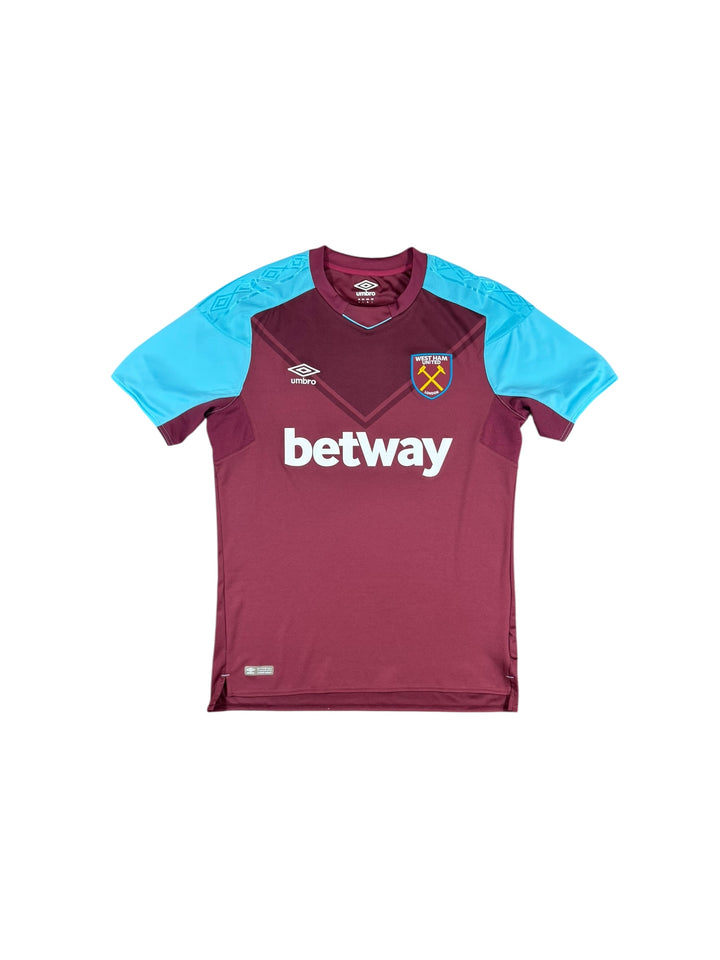 2017-18 West Ham Umbro Home Shirt - 9/10 - (L)