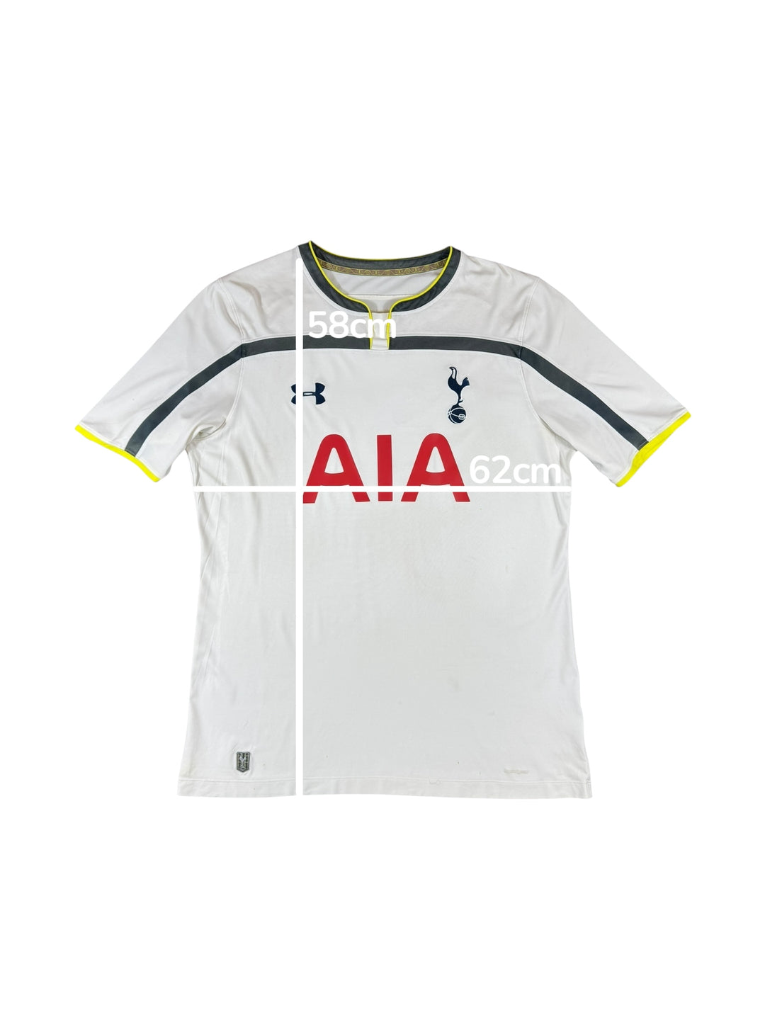 2014/15 Tottenham Hotspurs Under Armour Home Shirt - 7/10 - (2XL)