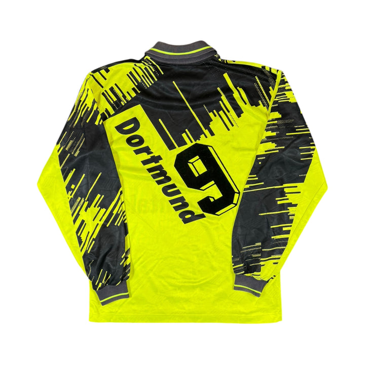 1993-94 Borussia Dortmund Home L/S Shirt #9 - 8/10 - (L)