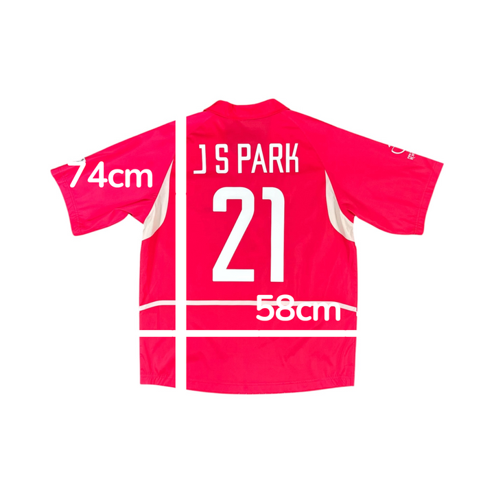 2002-03 South Korea Home Shirt J.S. PARK #21 - 10/10 - (L)