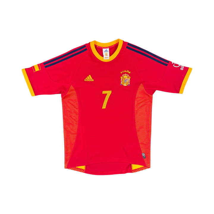 2002-04 Spain Adidas Home Shirt RAUL #7 - 9/10 - (S)