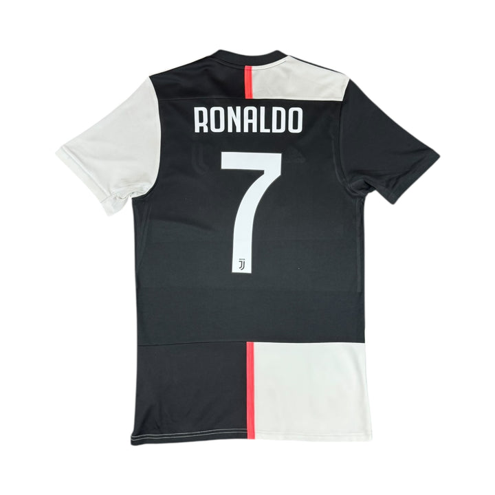 2019-20 Juventus Adidas Home Shirt #7 RONALDO - 9/10 - (M)