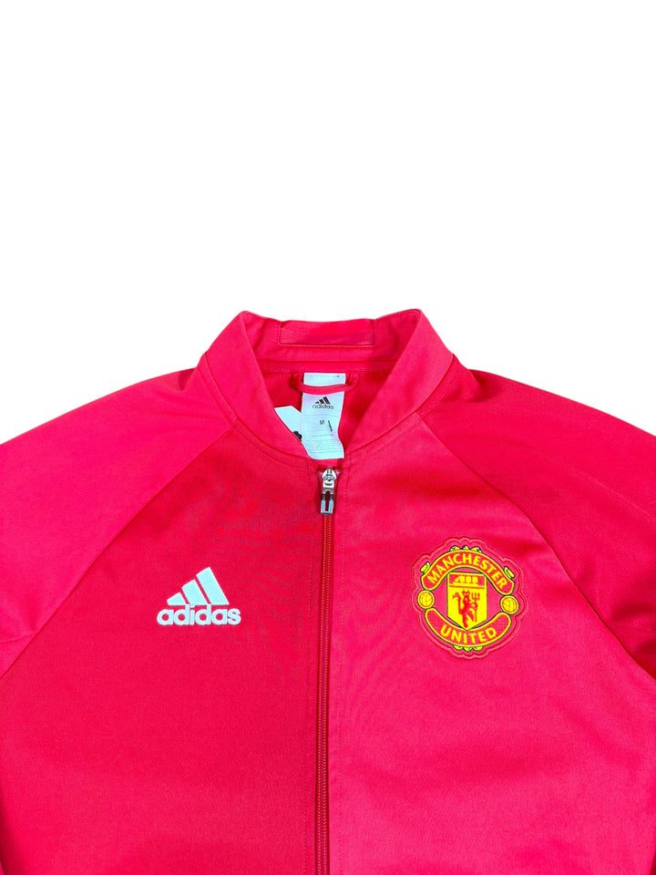 2016/17 Manchester United Adidas Football Track Jacket - 9/10 - (M)