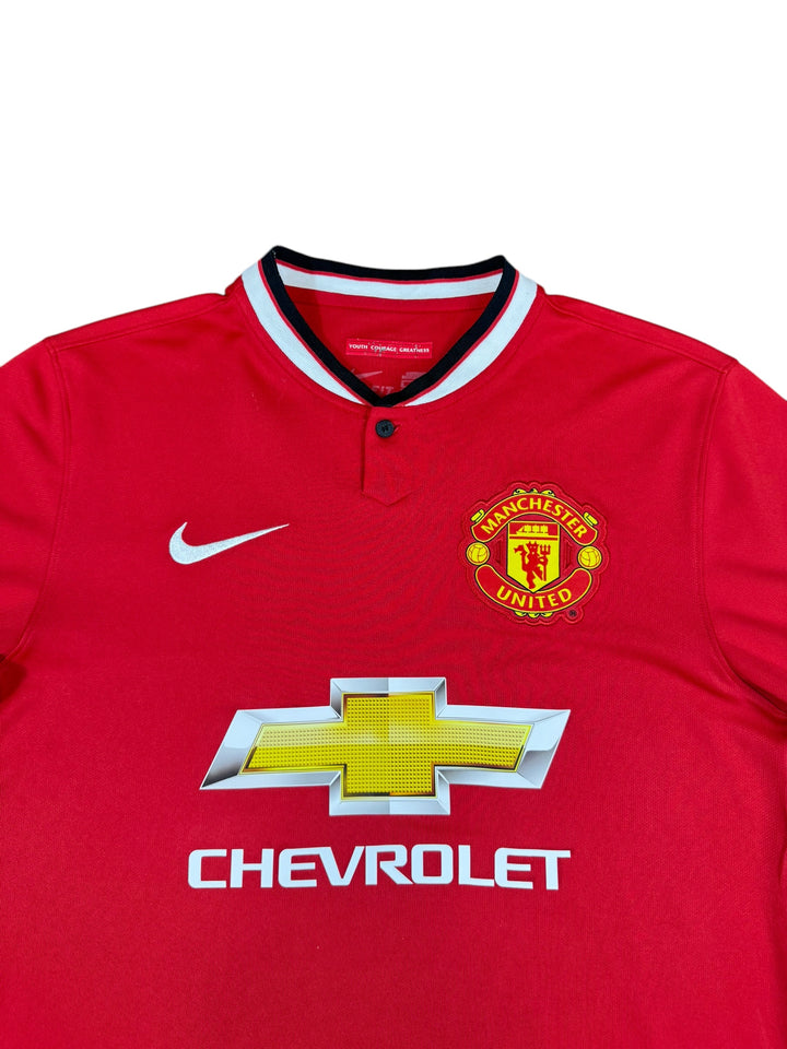 2014/15 Manchester United Nike Home Football Shirt #8 Mata - 8/10 - (S)