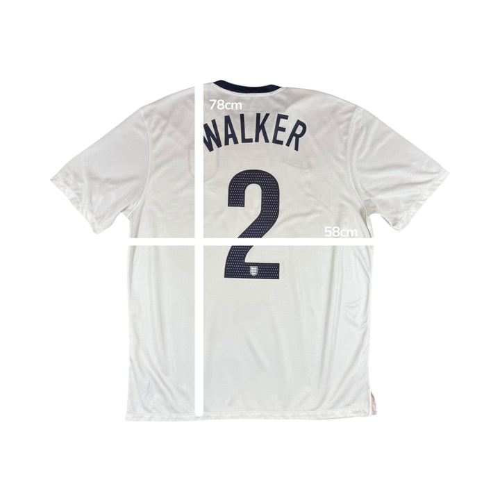 2013-14 England Nike Home Shirt #2 WALKER - 8/10 - (XL)