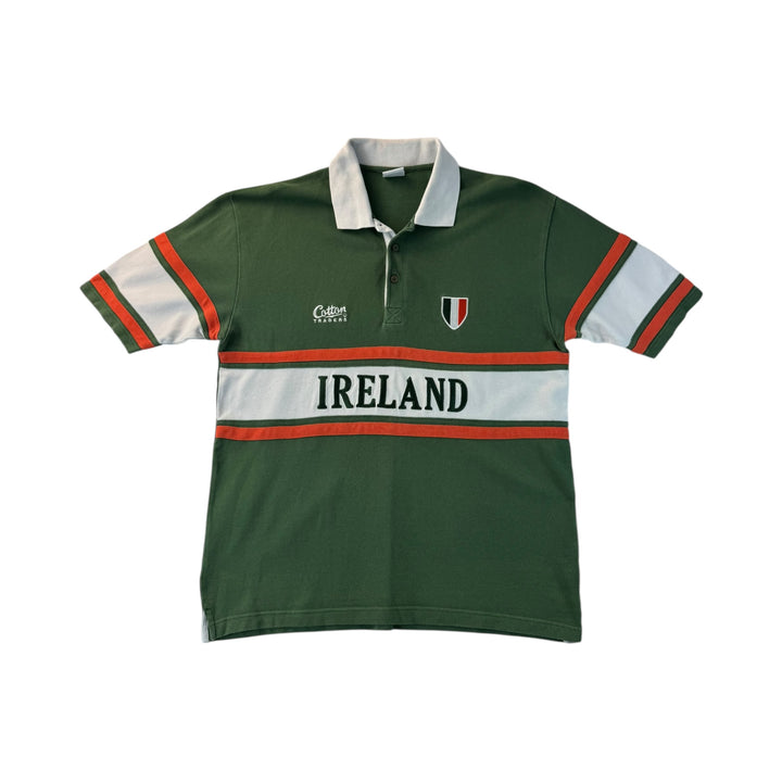 Ireland Cotton Traders Rugby Polo Shirt - 9/10 - (L)
