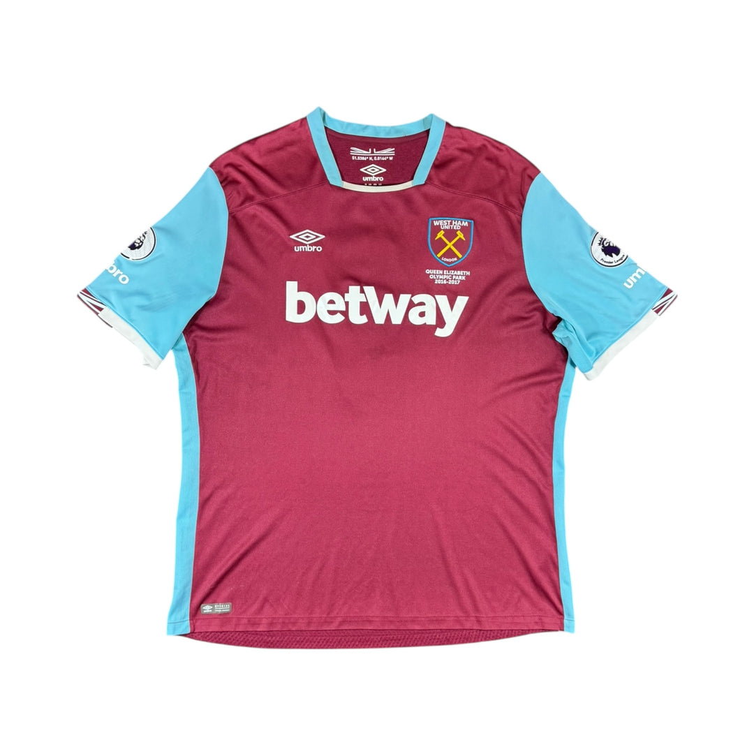 2016-17 West Ham Umbro Home Shirt #8 KOUYATE - 8/10 - (3XL)