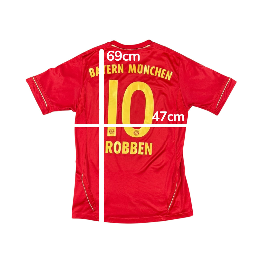 2011-12 Bayern Munich Adidas Home Shirt #10 ROBBEN - 9/10 - (15-16 Years)
