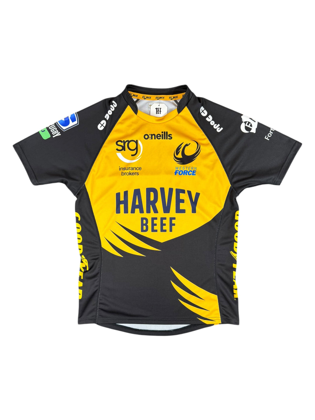 2021 Western Force Oneills Away Rugby Shirt - 9/10 - (M)