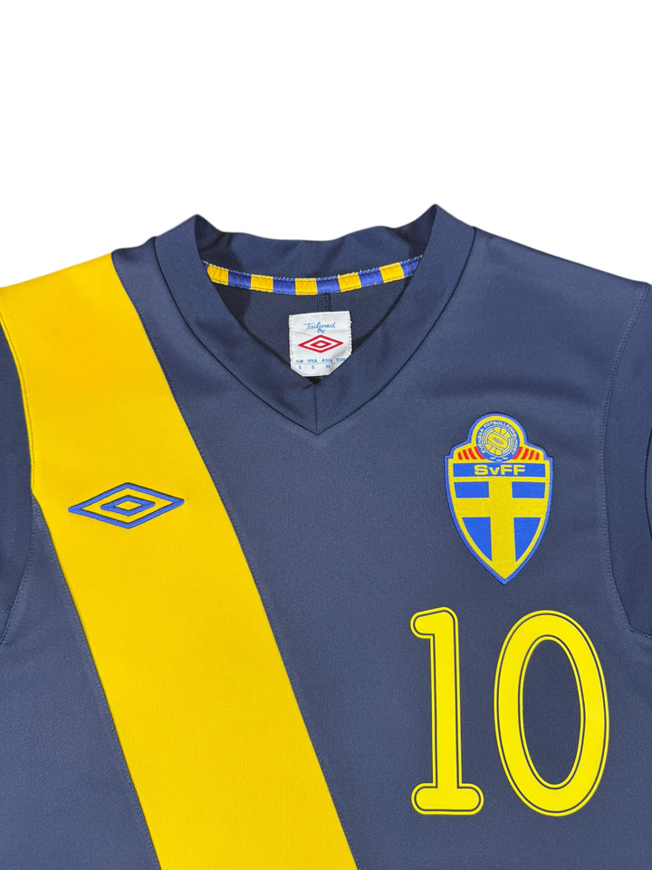 2011/12 Sweden Umbro Away Football Shirt #10 IBRAHIMOVIC- 9/10 - (S)