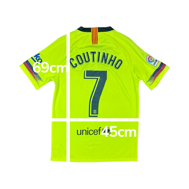 2018-19 Barcelona Away Shirt COUTINHO #7 - 7/10 - (M)